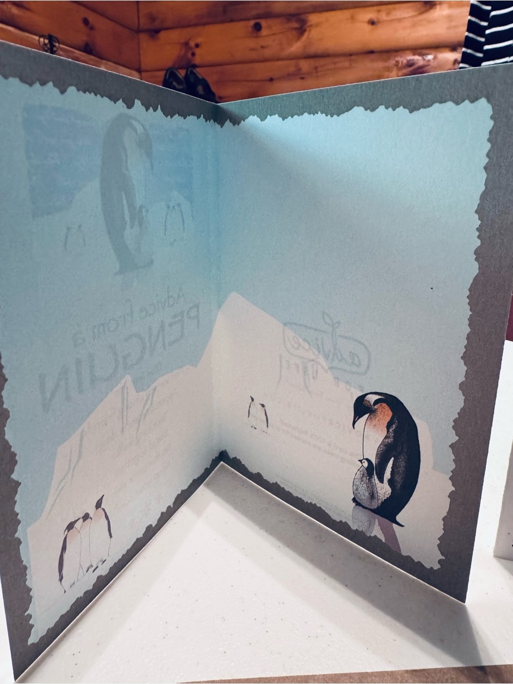 Advice from a Polar Bear,Penguin,Glacier& Sea Turtle Art Print Greeting Card Set - Picture 5 of 13